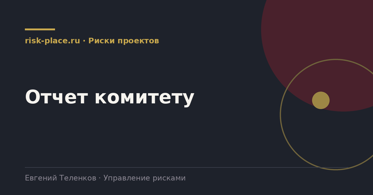 Отчет комитету, разбор risk-place.ru