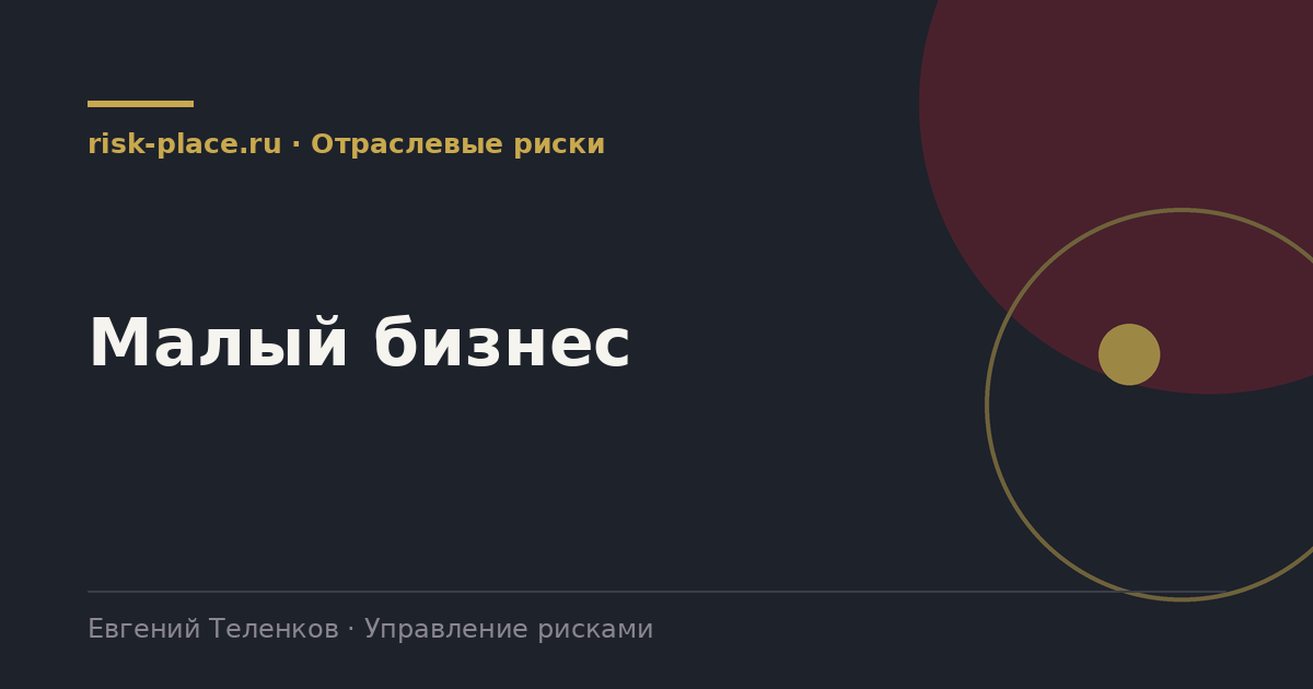 Малый бизнес, разбор risk-place.ru