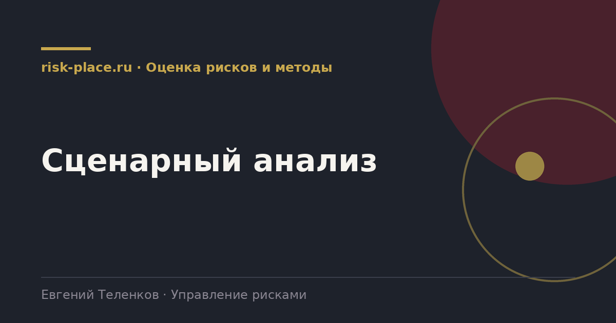 Сценарный анализ, разбор risk-place.ru